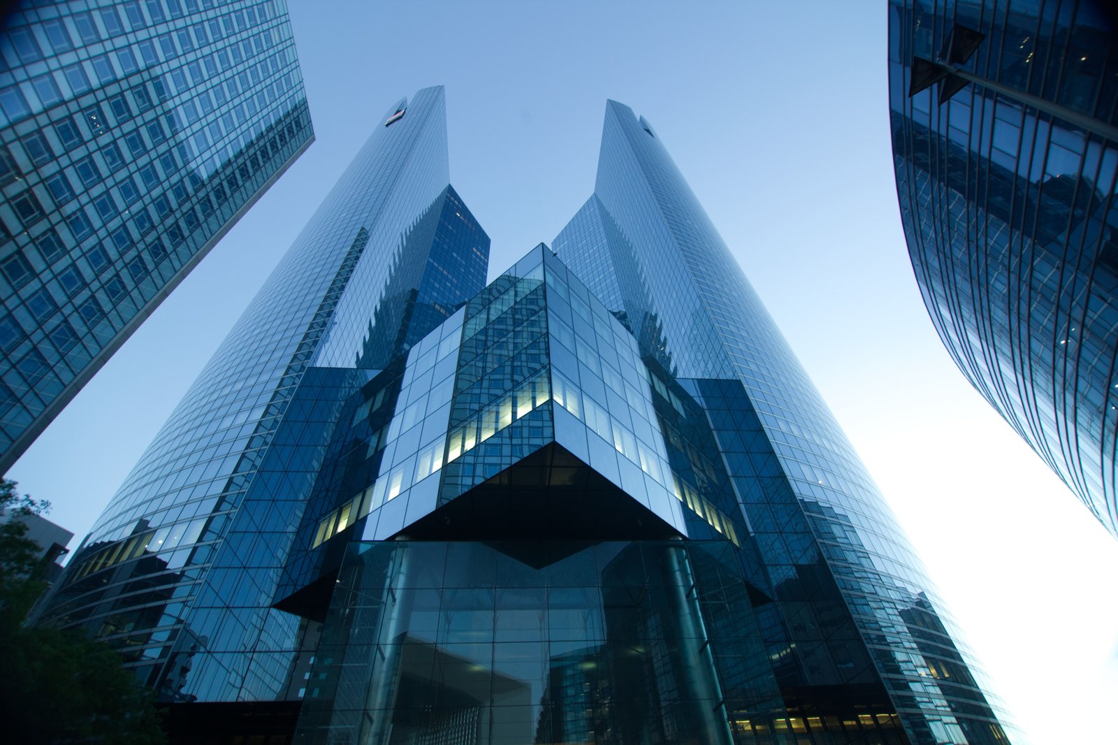 Modern glass architecture representing Africa's digital asset future