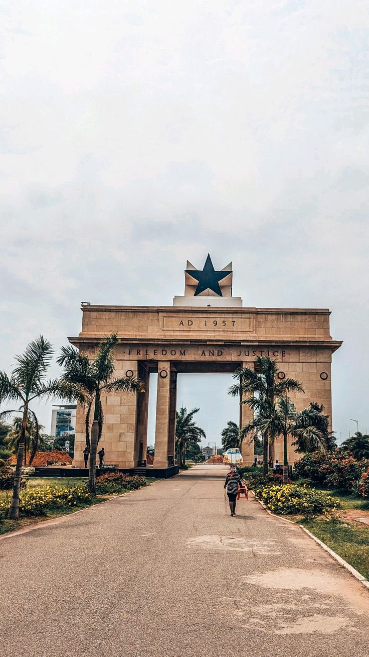 Independence Arch / Black Star Gate in Accra, Ghana